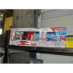 Shelf lot  of misc; shop vac, mop handles etc