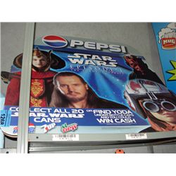 Pepsi cola starwars episode one cardboard