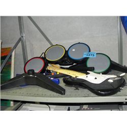 Rockband video game set