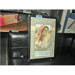 Framed Amica print
