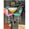 Image 1 : 5pc whymiscal bar table and chair set