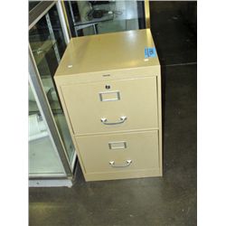 2 drawer metal filing cabinet