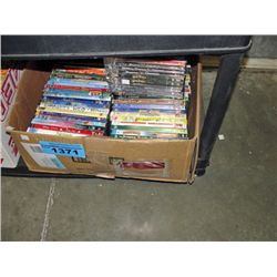 One box of mostly childrens DVD movies