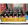 Image 1 : Vintage wooden coca cola crate with 24 unopened