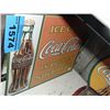 Image 1 : Ice cold coca cola tin advertisment sign