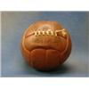 A Suggs of Sheffield Mitre Monarch leather football, signed by the 1947 Arsenal football team, wo...