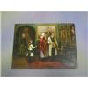 Image 1 : Membling, oil painting on board,  19th Century interior scene  "Family in a Drawing Room" 12" x 1...