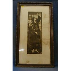 Edward Byrne Jones, a signed monochrome print "Hope", printed by The Art Photogravure Co. Ltd. 14...