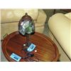 Image 1 : Tiffany style leaded stained glass table lamp