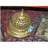 Image 1 : Early 1900s brass open fireplace