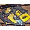 Image 1 : 3 dewault tools; reciprocating saw, palm sander