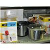 Image 1 : Shelf lot of assorted small kitchen appliances