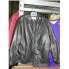 Image 1 : Boston harbour black leather jacket