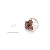 Image 1 : Natural Copper Nuggett Set in a .925 Ring