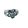 Image 1 : Crystal Studded Flower & Weave Bracelet