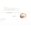 Image 1 : 10k gold 1.47carat sapphire and ruby dinner ring