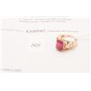 Image 1 : 10k gold 3.32carat ruby solitaire ring