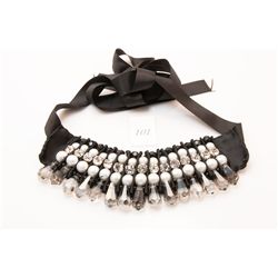 Ladies costume jeweled necklace