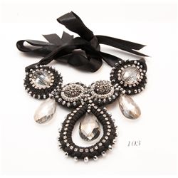 Ladies costume jeweled necklace