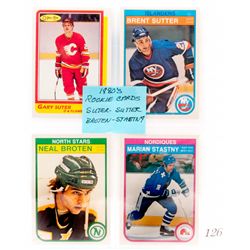 4 1980s NHL rookie cards