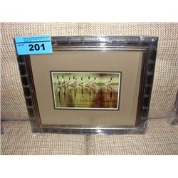 Framed print titled canadian geese by artist Don