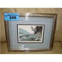 Framed print titled sunbath by liz mitton ryan