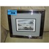 Image 1 : Framed print titled quiet moment by artist bruce