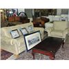 Image 1 : 2pc micro fiber suede sofa and chair set