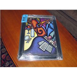 Framed jazz orchestra print