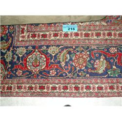 Approx 10F by 13F hand knotted persian area rug