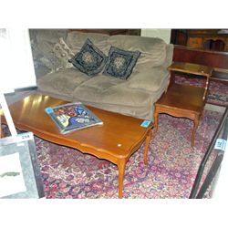2pc french provincial coffee and end table set
