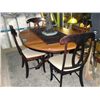 Image 1 : Contemporary single pedastol dining room table