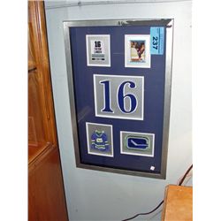 Framed decorative wall hanging trevor linden
