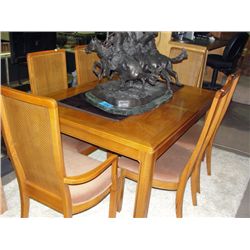 10pc oak dining room suite;