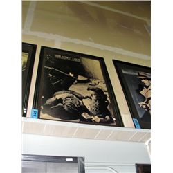 Framed black and white rebel without a cause james