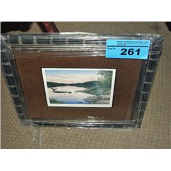 Framed print titled on a summers eve by artist