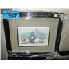 Image 1 : Framed west coast native print titled snow shoe