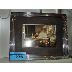 Framed print -lazy afternoon dog