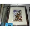 Image 1 : Framed print - rocky mountain sheep