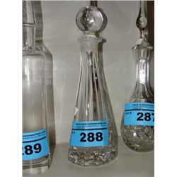 Heavy crystal liqour decanter
