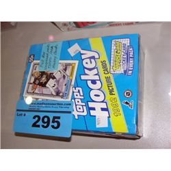Full box of unopened packs of topps 1992 collector