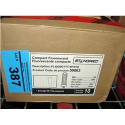 One box of compact florescent light bulbs