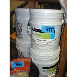 4 5G containers of aquacron industrial coating