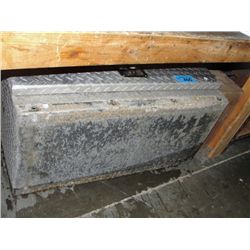 Checkerplate aluminum truck tool/ storage box