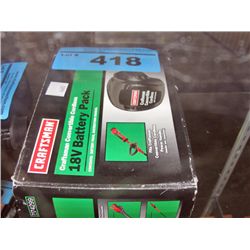 Craftsman 18V battery back