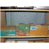 Image 1 : shelf lot of tackle boxes and contents