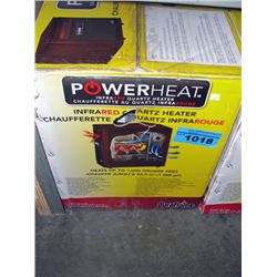 Power heat infared quartz heater
