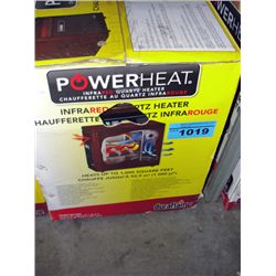 Power heat infared quartz heater