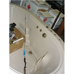 Fishermans spinning rod