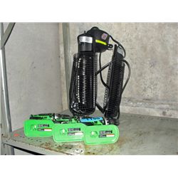 3 kawasaki cordless drills, no battery no charger